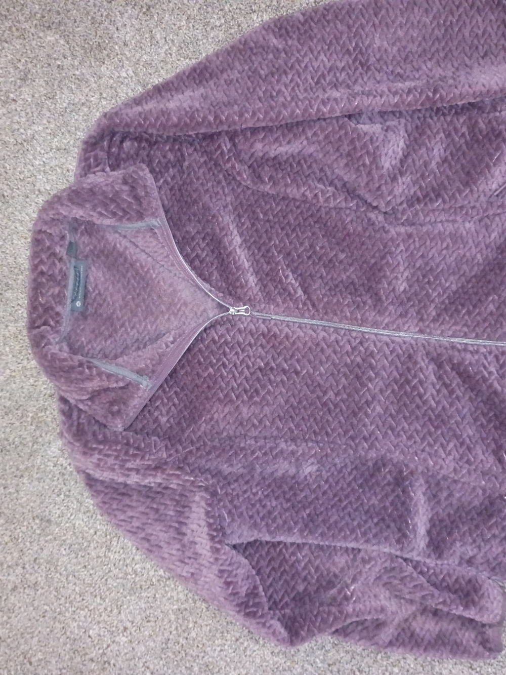Old Navy Plush Teddy Jacket in Mauve